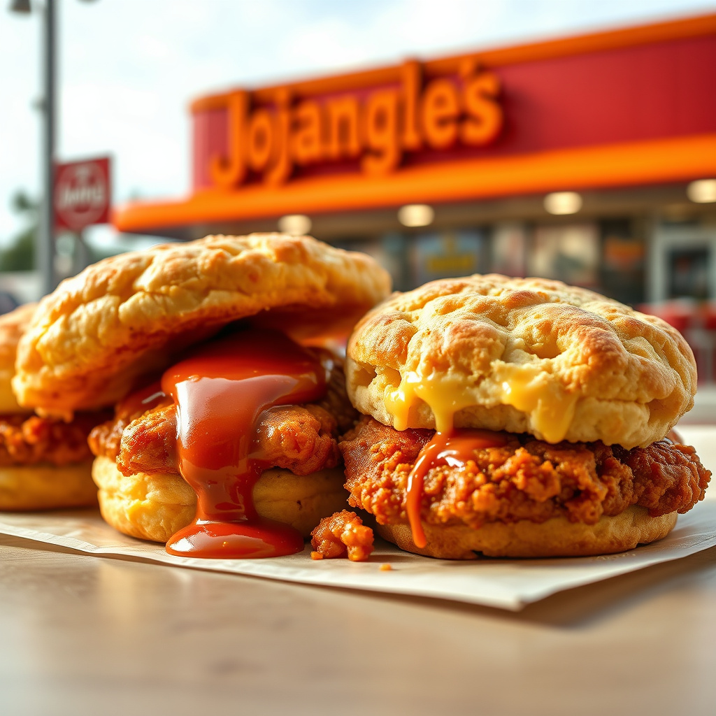 Cajun & Chicken Biscuits