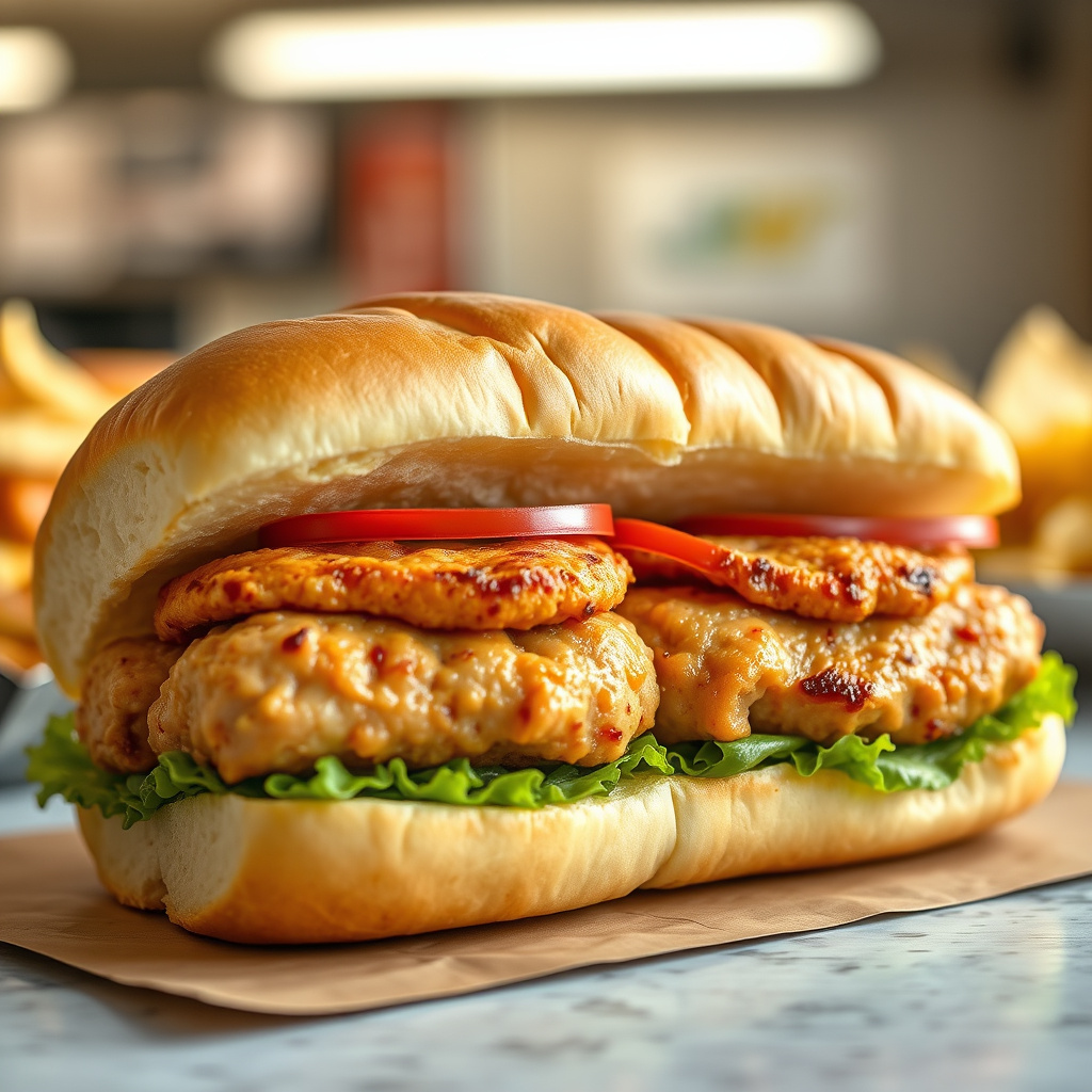 Subway Series Menu – Chicken Subs