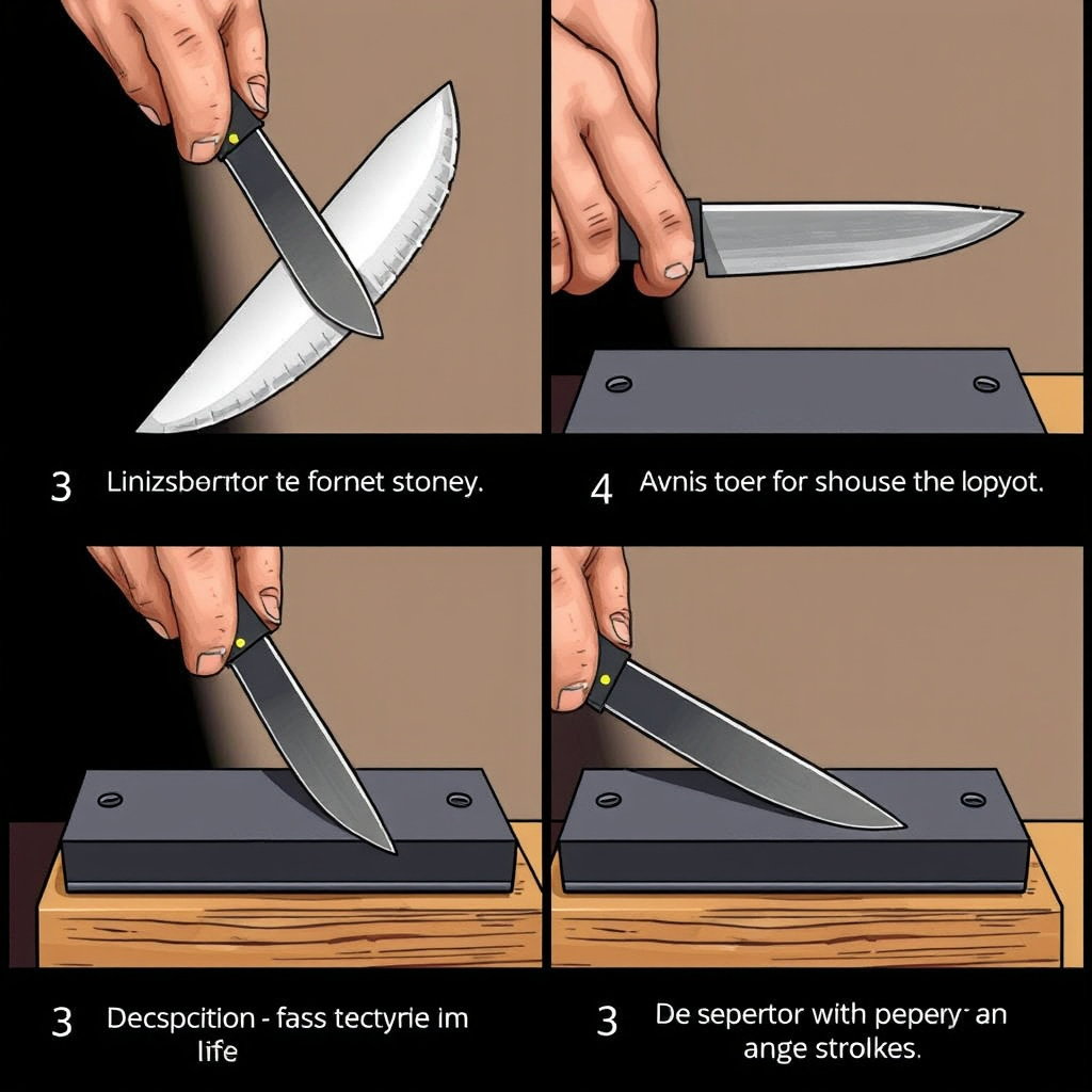 Step-by-Step Process for Sharpening Kitchen Knives