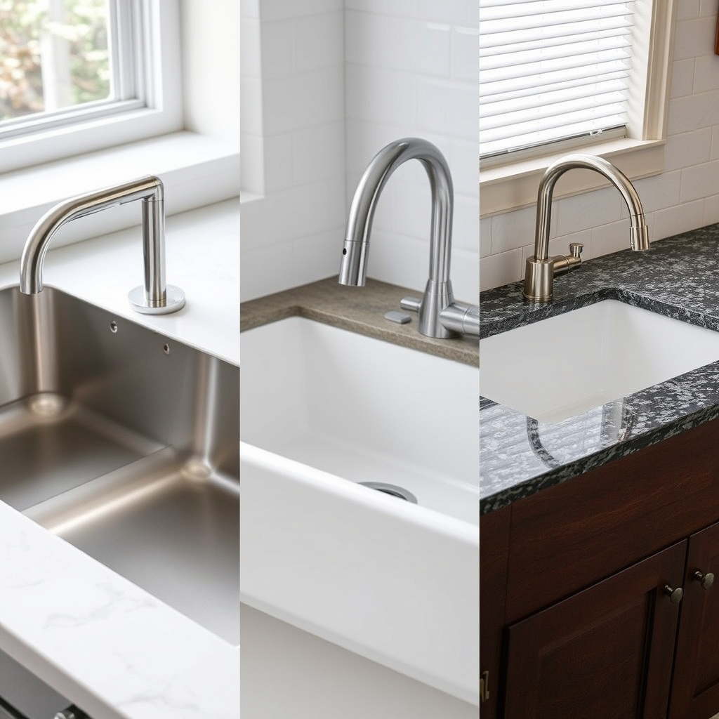 Cleaning Different Types of Kitchen Sinks