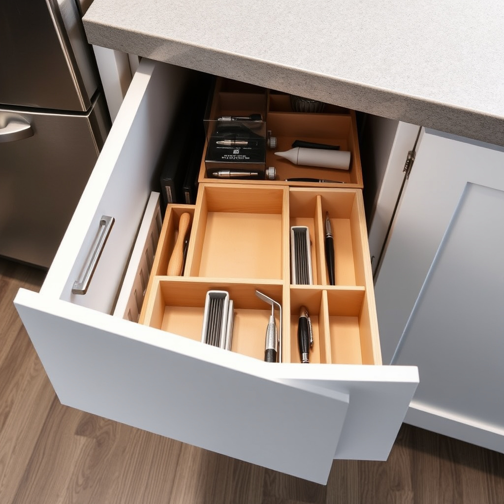 Utilizing Drawer Space in Small Kitchens