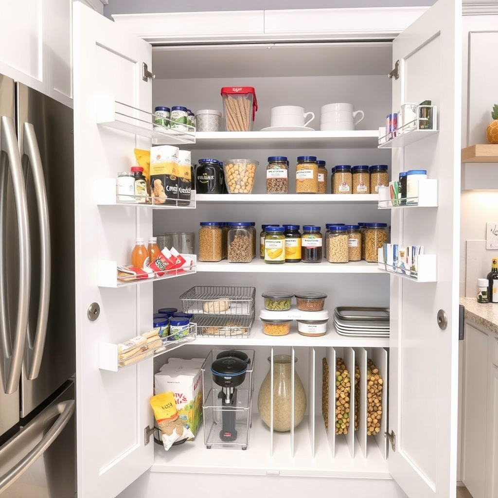 Maximizing Space with Vertical and Door Storage