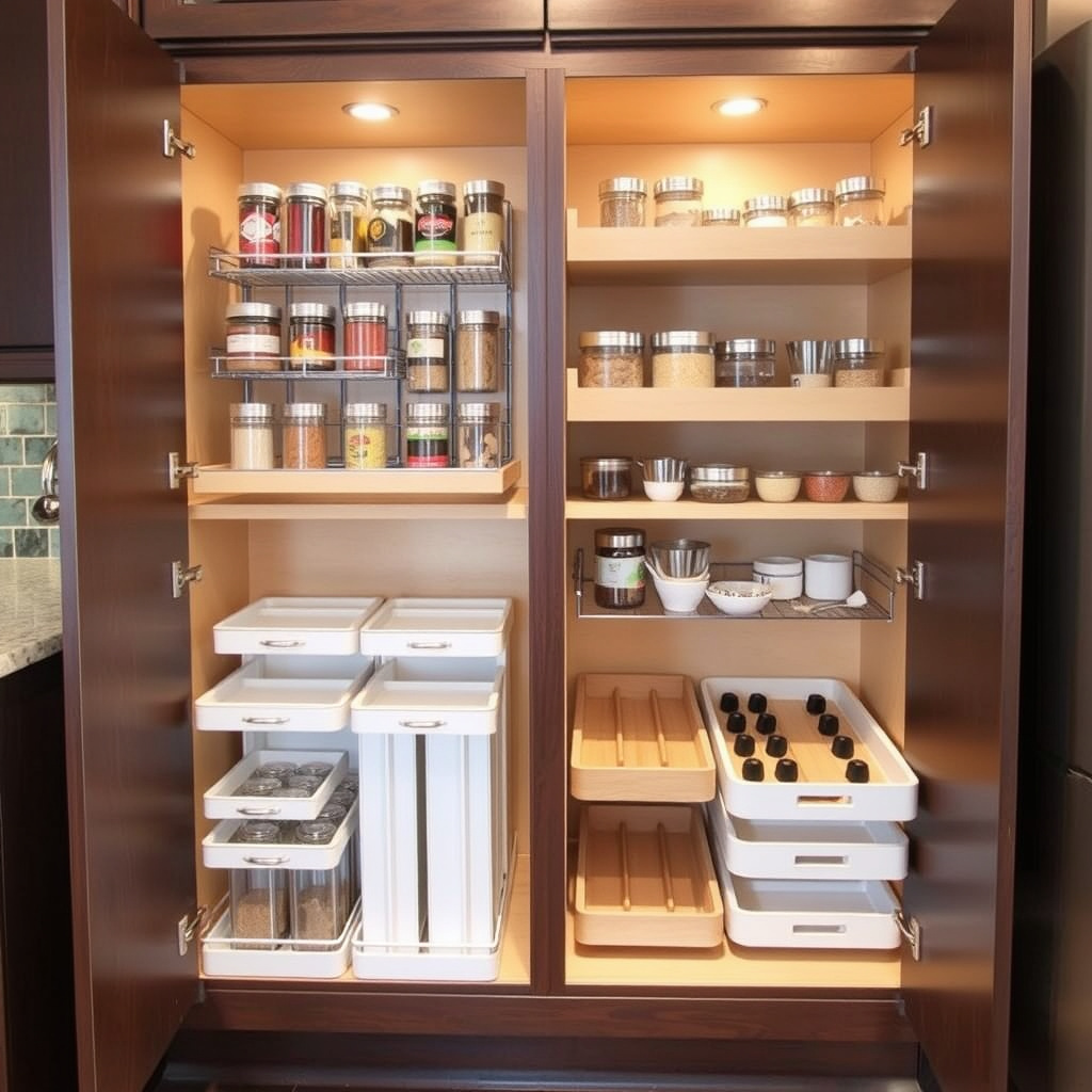 Practical Kitchen Cabinet Storage Ideas