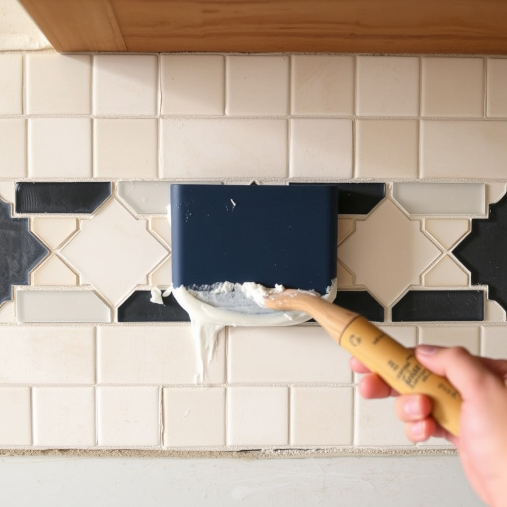 Grouting and Finishing Your Kitchen Backsplash