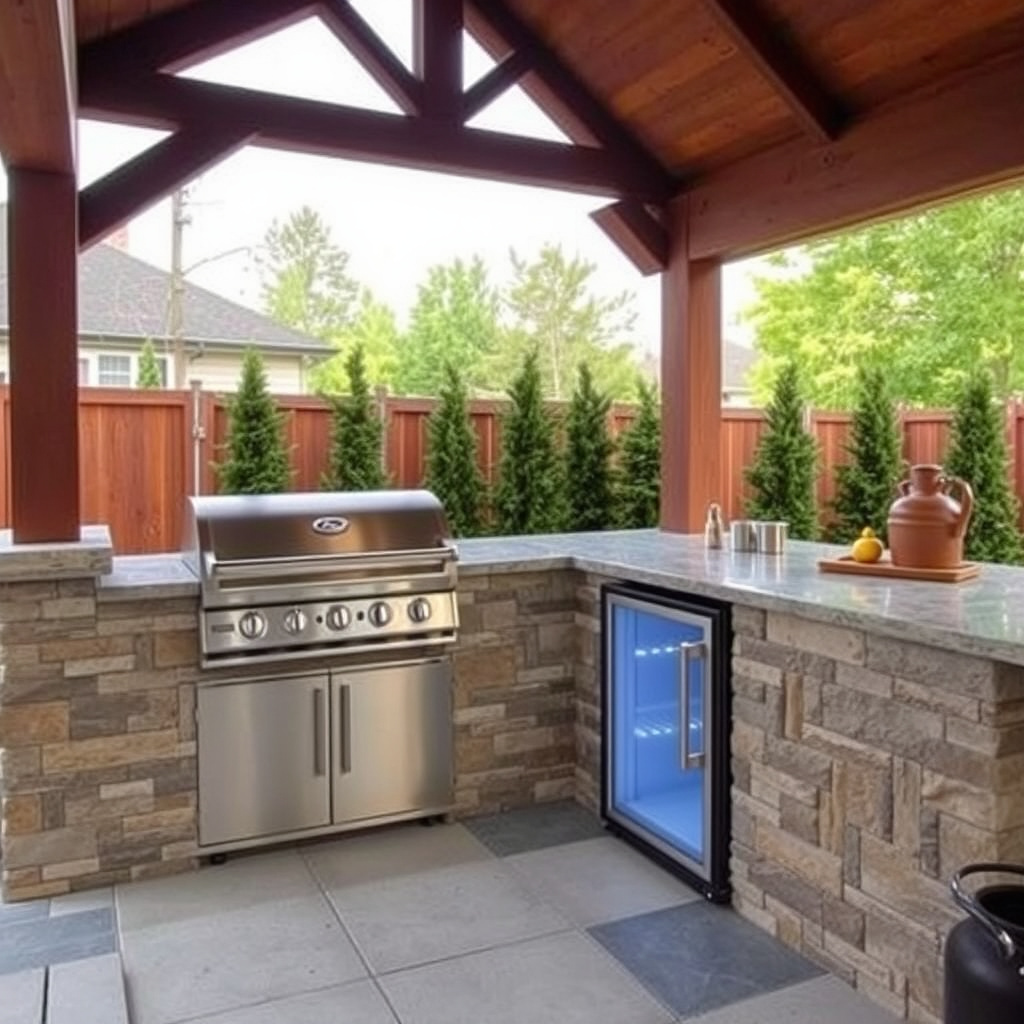 How to Build an Outdoor Kitchen: A Step-by-Step Guide for Your Backyard 8 Selecting Appliances and Fixtures for an Outdoor Kitchen