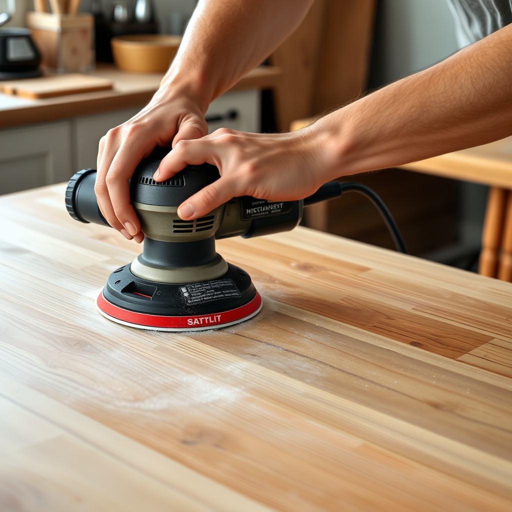 Sanding Techniques for Refinishing a Wooden Kitchen Table