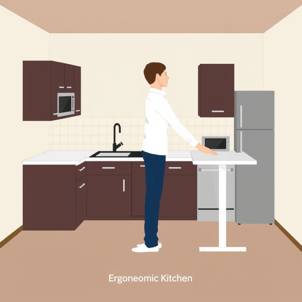 Ergonomics and Kitchen Workflow Related to Counter Height