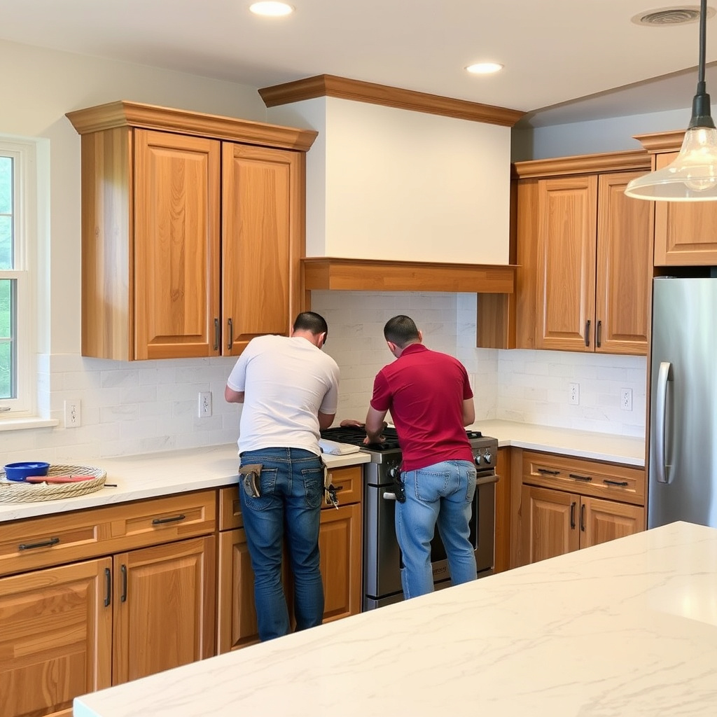 Installation Phase During a Kitchen Remodel