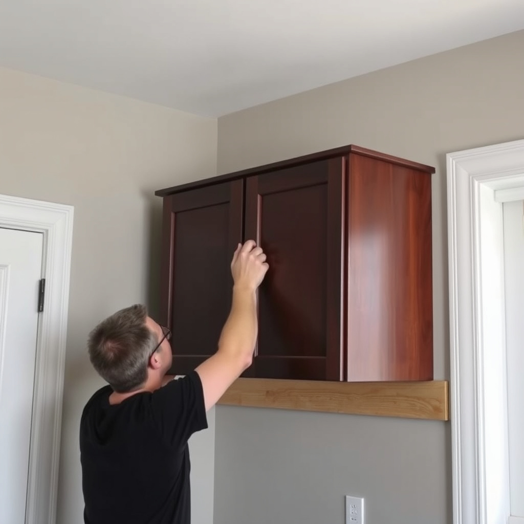 Mounting Kitchen Cabinets