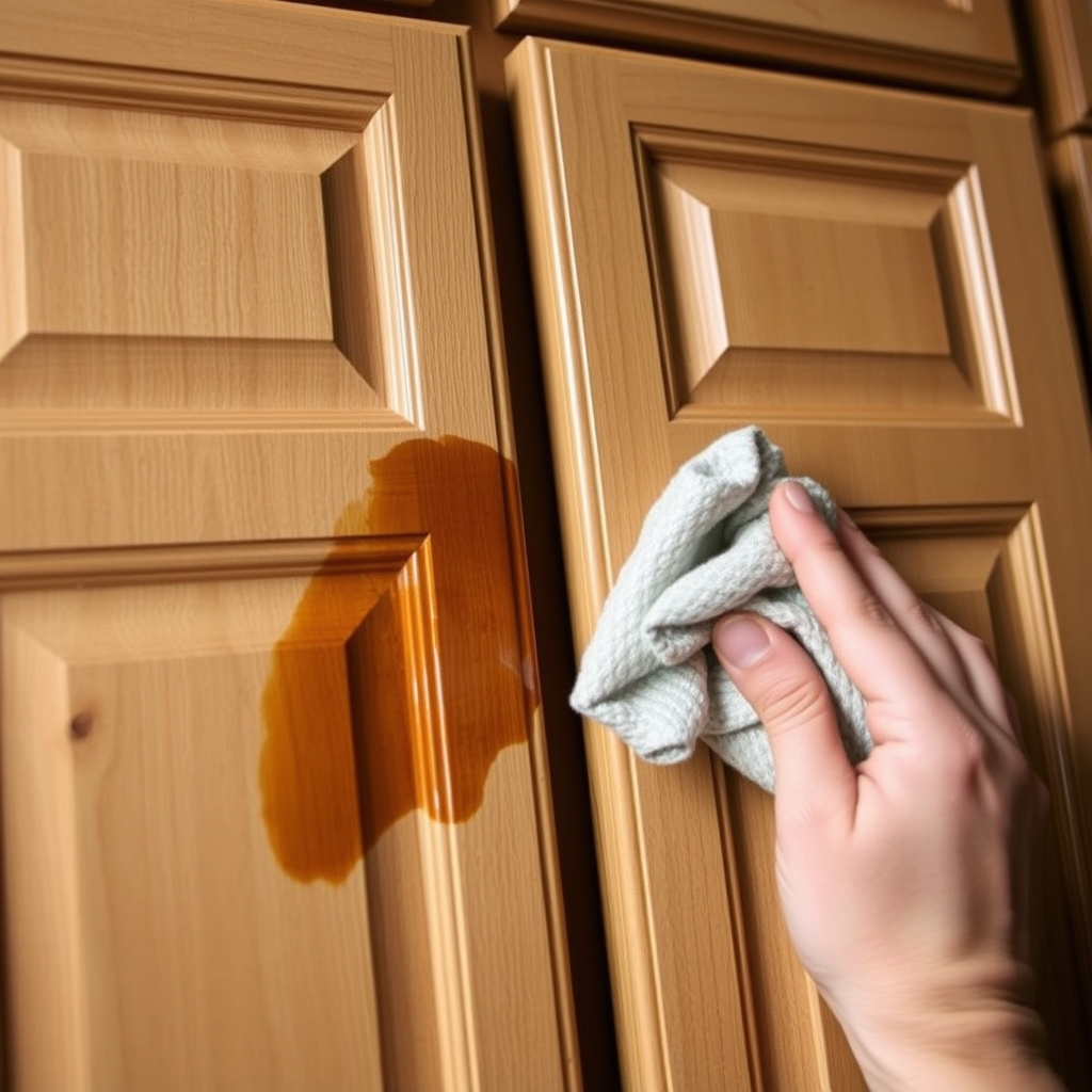 Staining Kitchen Cabinets for a Natural Finish
