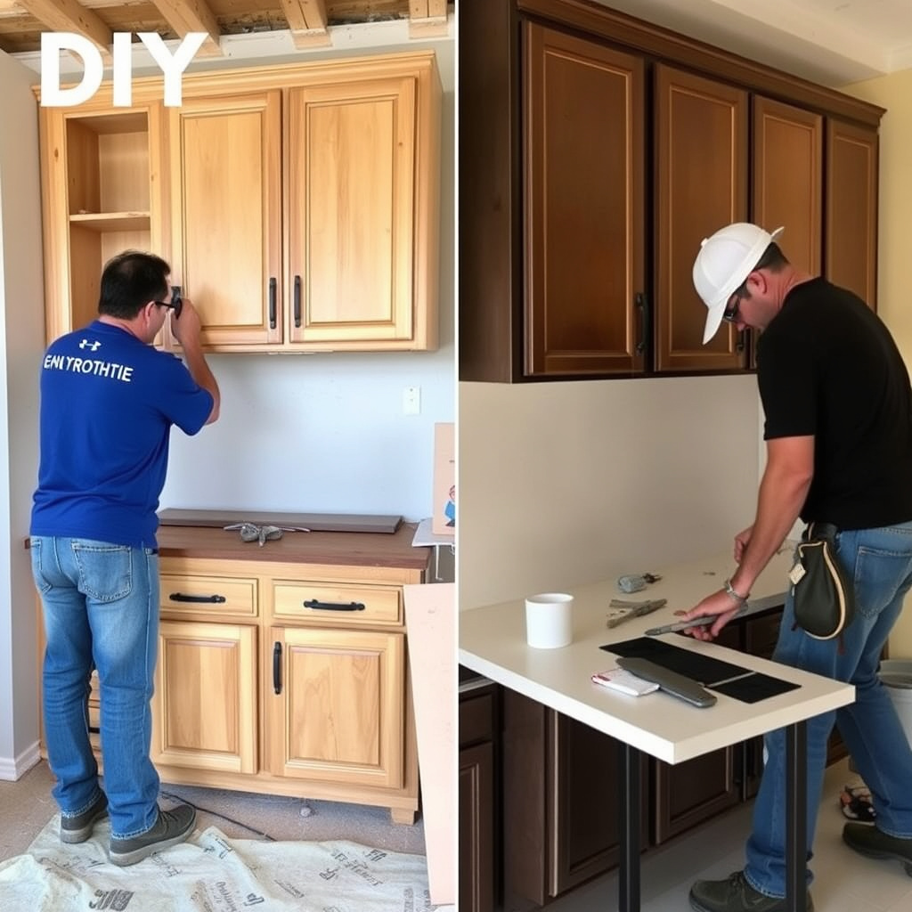 DIY vs. Professional Kitchen Cabinet Replacement