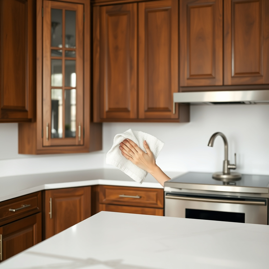 Step-by-Step Cleaning Process for Wood Kitchen Cabinets