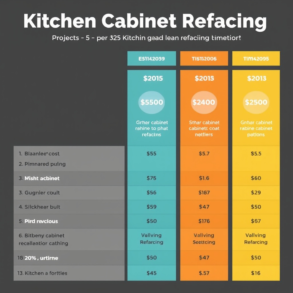 Cost and Time Considerations for Kitchen Cabinet Refacing