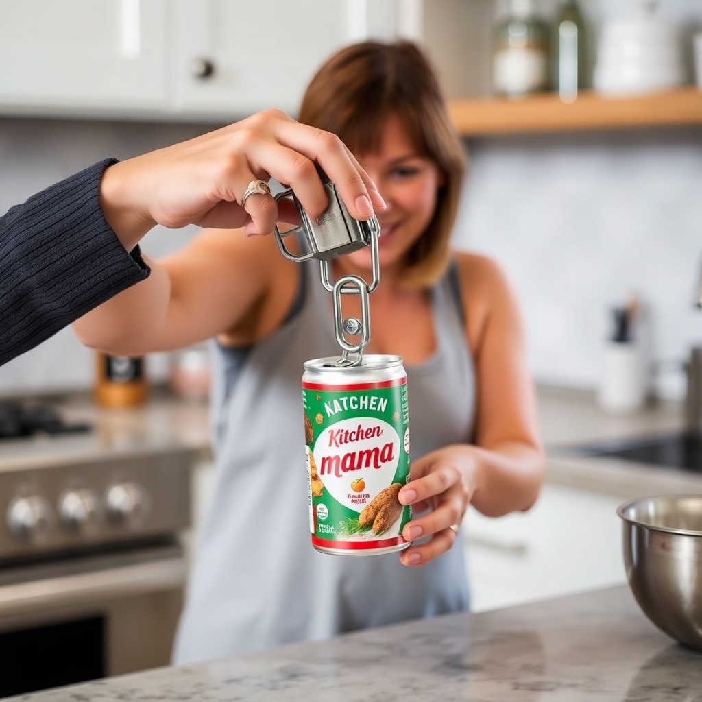 Step-by-Step Instructions for Using the Kitchen Mama Can Opener