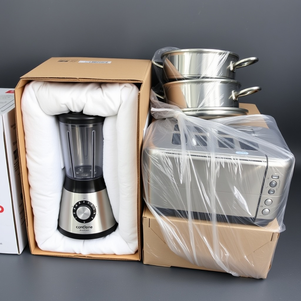 Packing Kitchen Appliances and Cookware