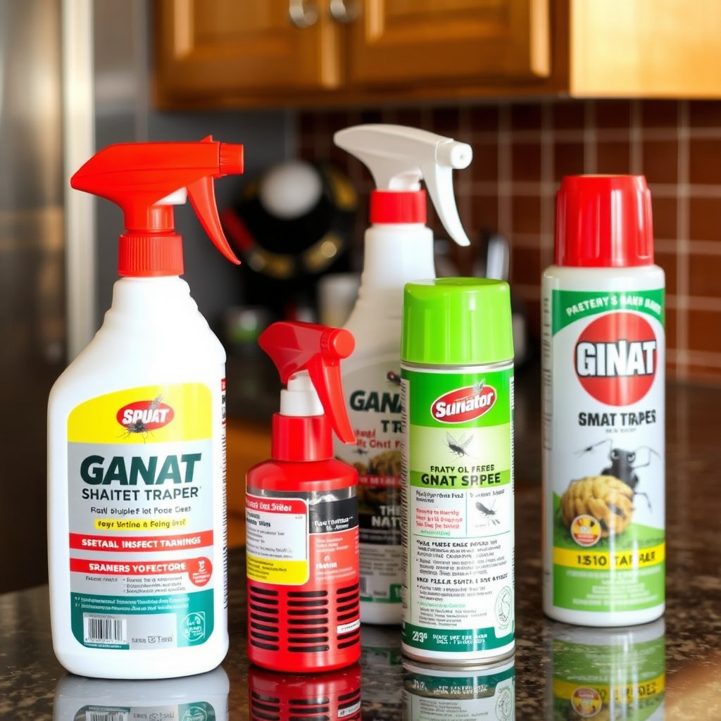 Store-Bought Solutions and Gnat Traps for Kitchen