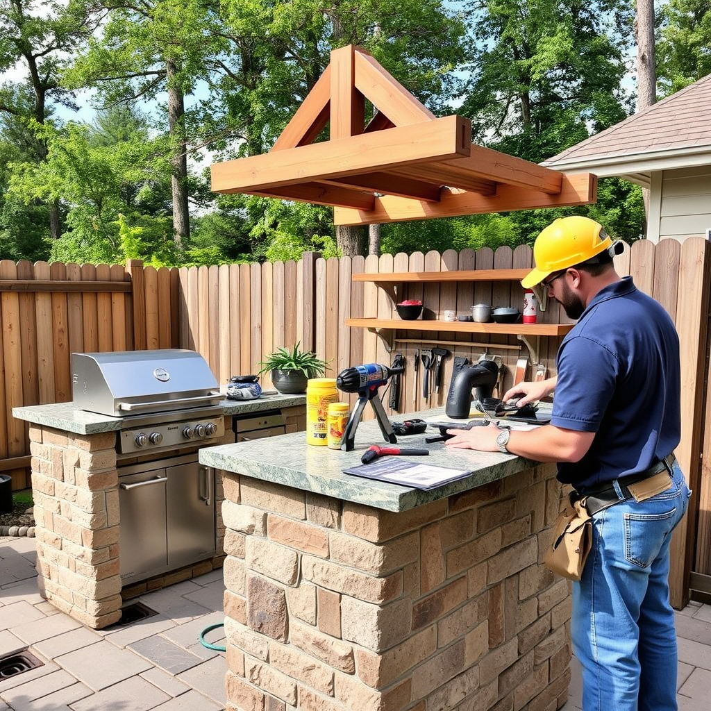 How Much Does an Outdoor Kitchen Cost? A Detailed Price Guide 5 Installation and Labor Expenses