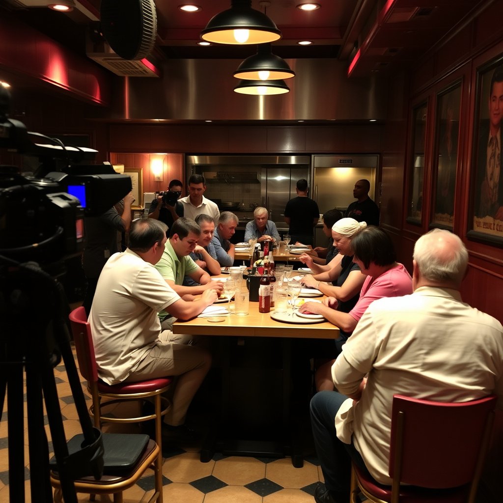 Dining Experience and Interaction with the Filming Process
