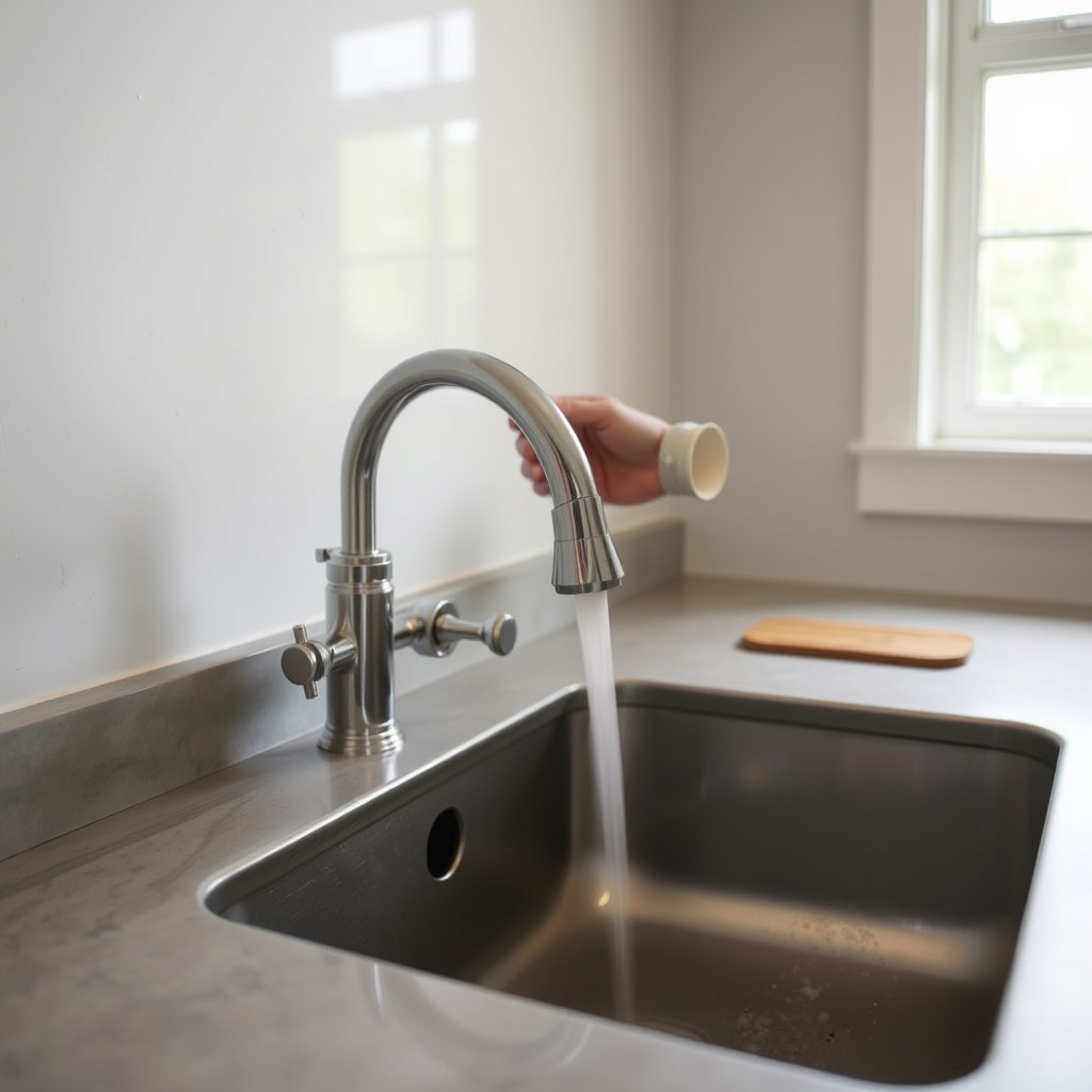 How to Replace Kitchen Sink Faucet Quickly and Easily 8 Installing the New Kitchen Sink Faucet