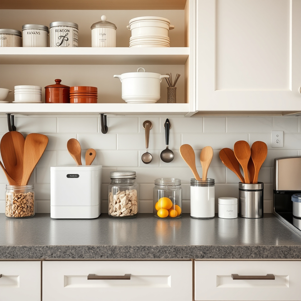 How to Accessorize a Kitchen Counter for Style and Functionality 8 Organizing for Clarity and Ease of Use
