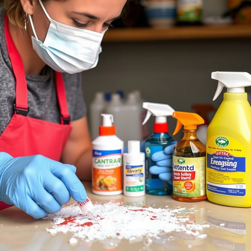 Safety and Cleanup when Staining Cabinets