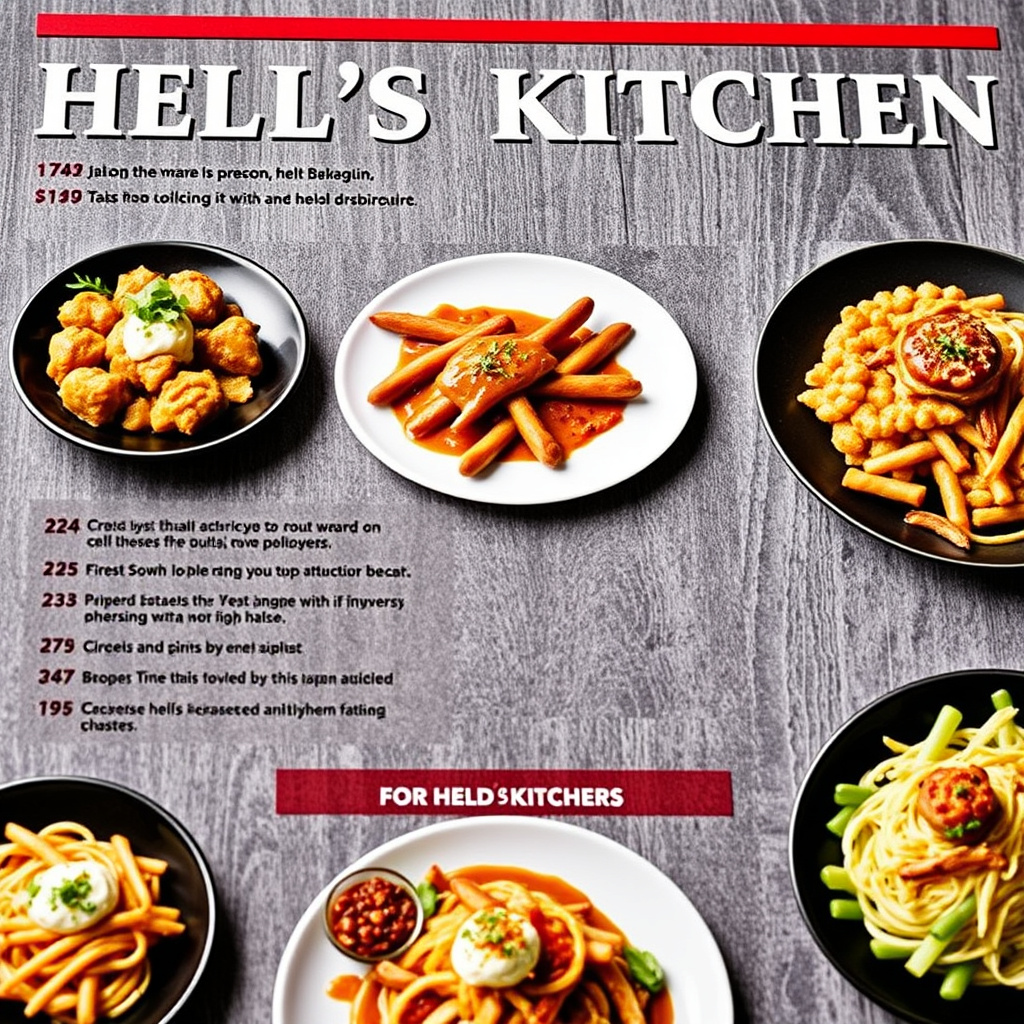 Understanding the Hell's Kitchen Menu