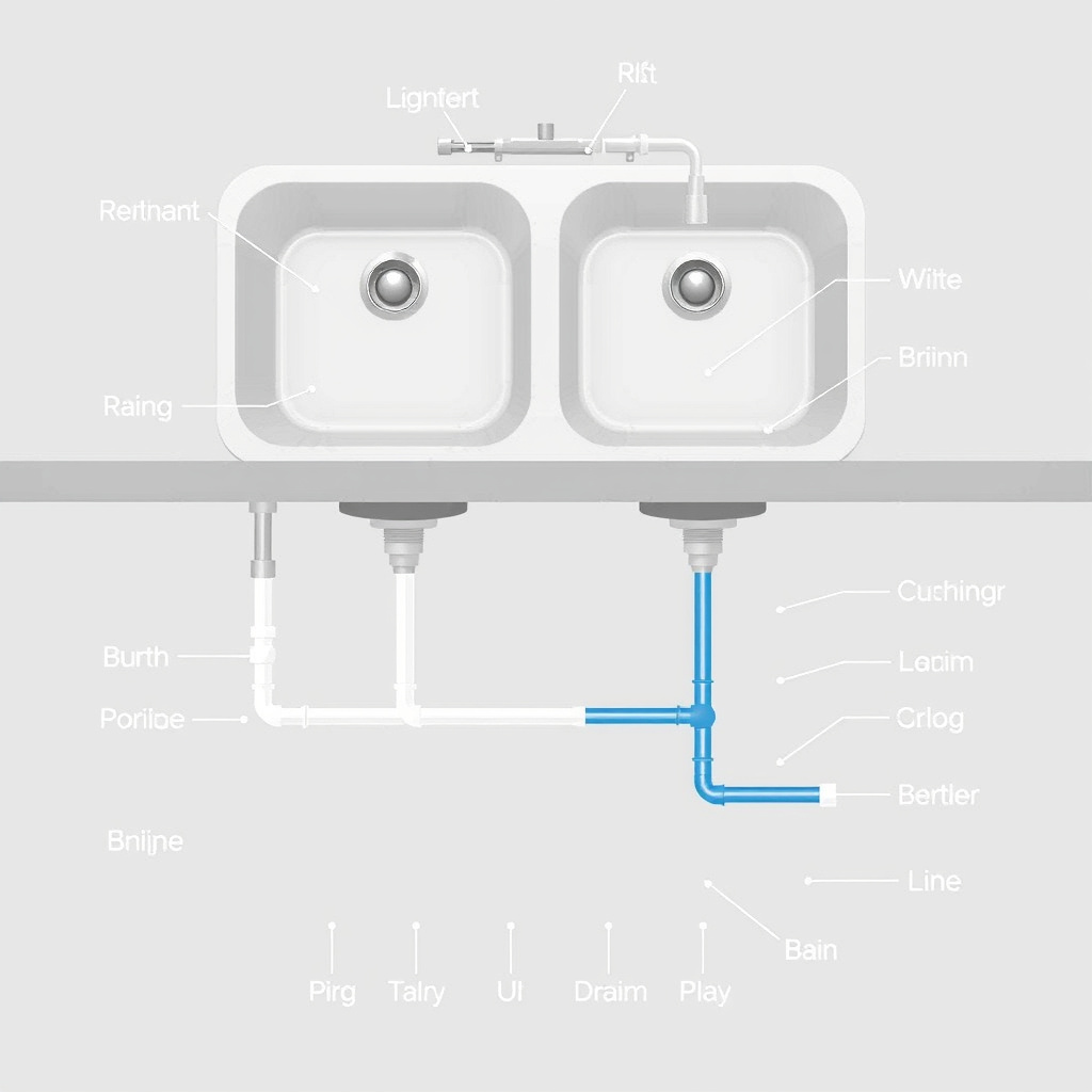 How to Unclog a Double Kitchen Sink: Quick and Effective Solutions 2 Understanding the Double Kitchen Sink Plumbing Layout