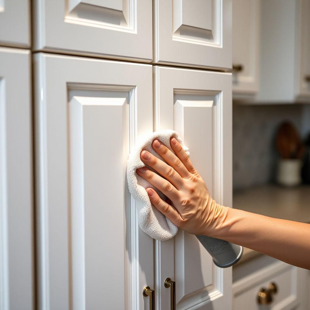 Step-by-Step Cleaning Process for White Kitchen Cabinets