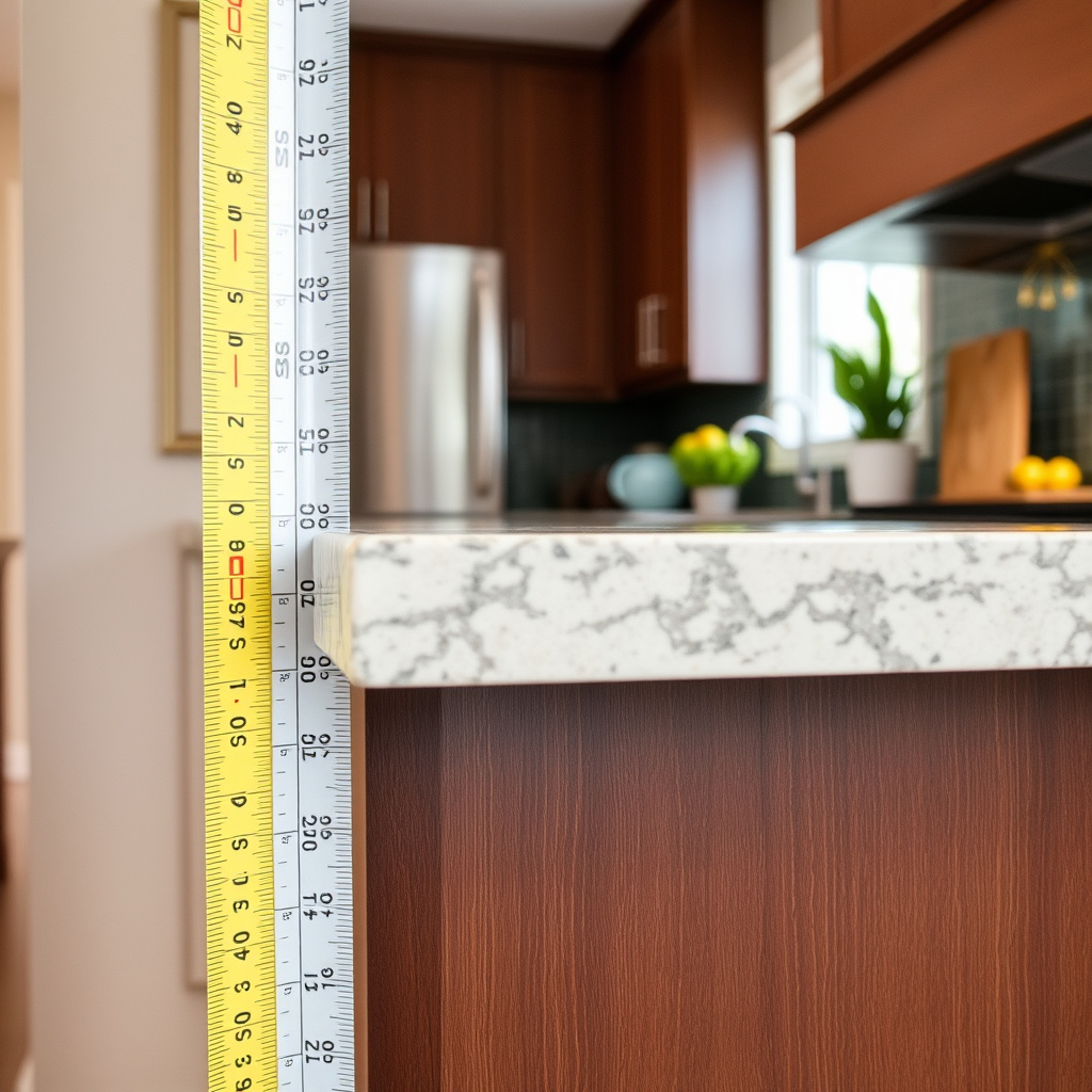 How to Measure Your Kitchen Counter Height Accurately
