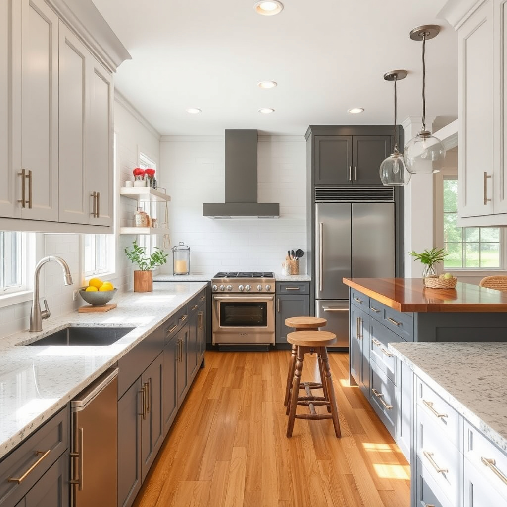 How Standard Kitchen Counter Height Relates to Secondary Countertops