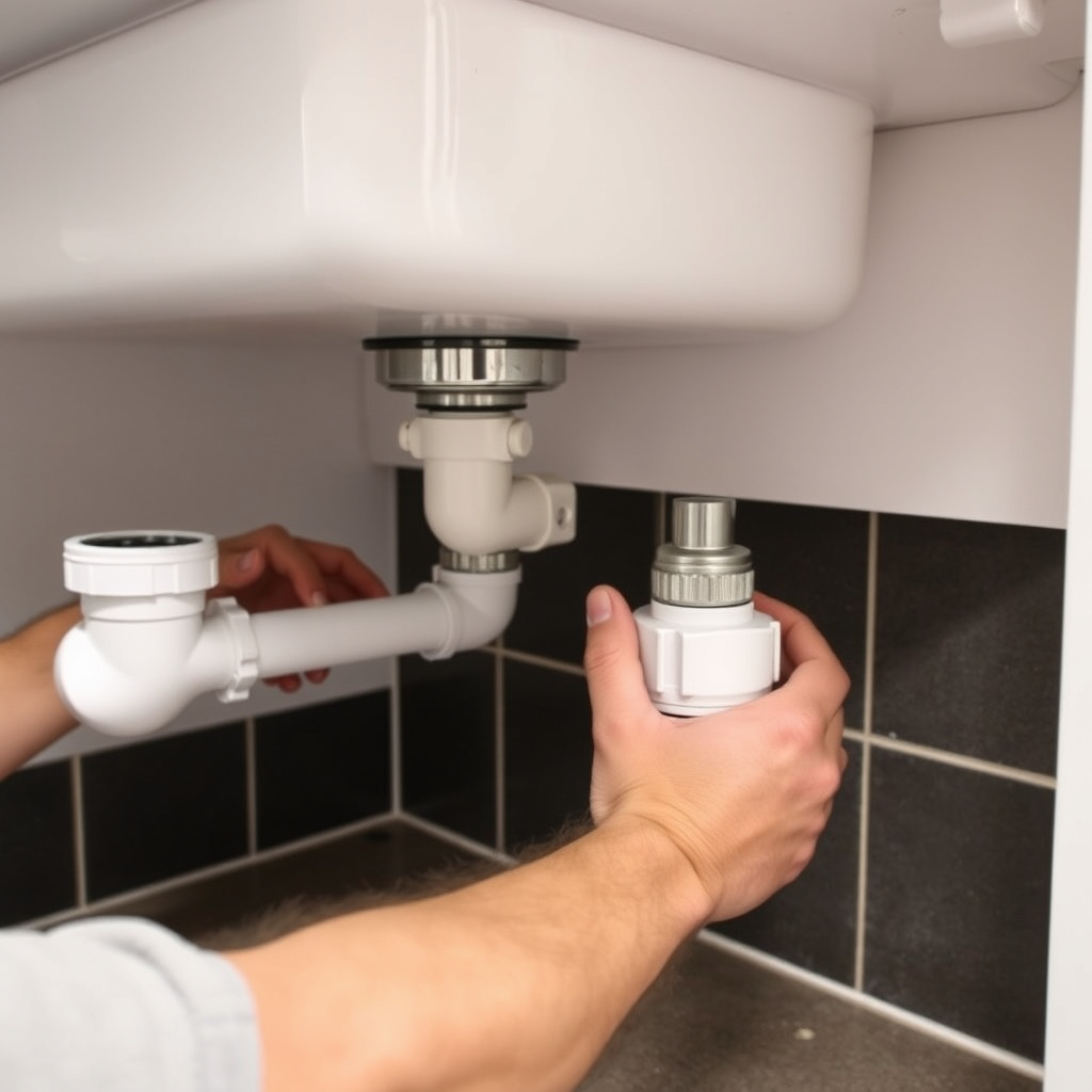 Connecting and Securing the Drain Pipes
