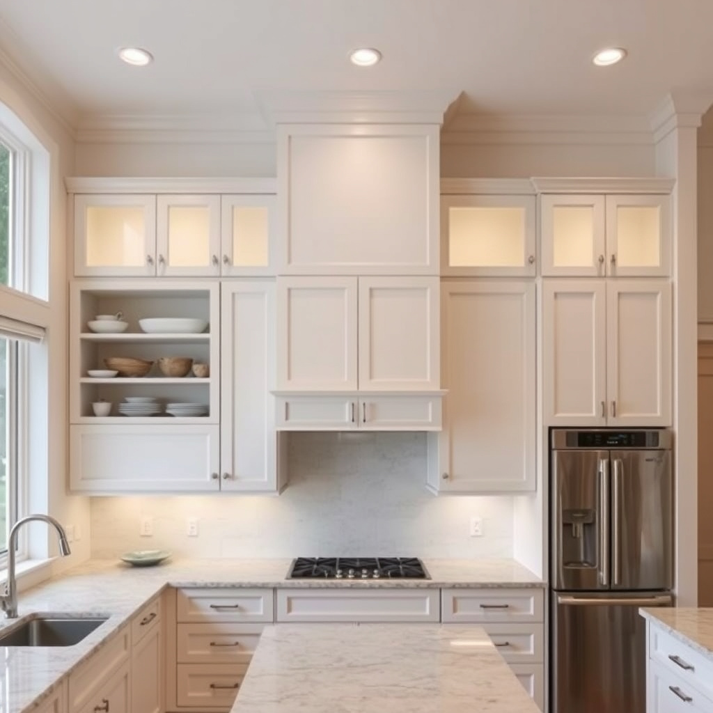 Extending Cabinetry and Functional Soffit Concealment