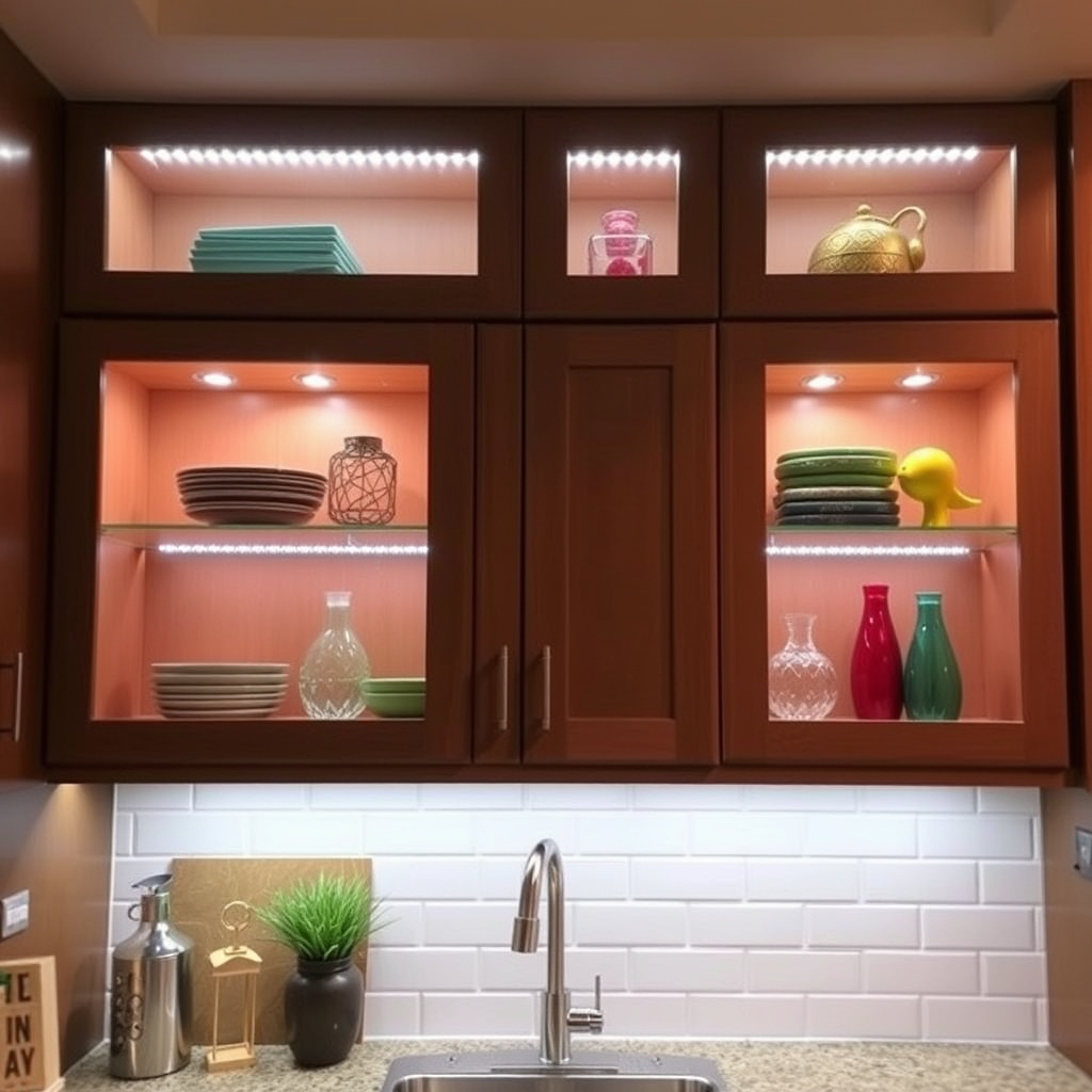 Optimizing Lighting and Color on Kitchen Cabinet Tops