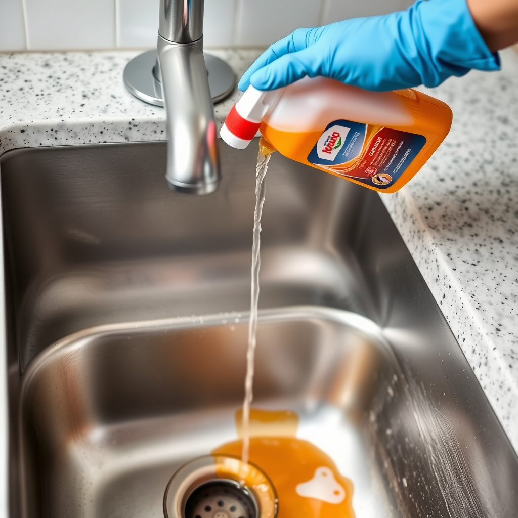 How to Clean Kitchen Sink Drain Smell Quickly and Effectively 8 Using Commercial Cleaners Safely