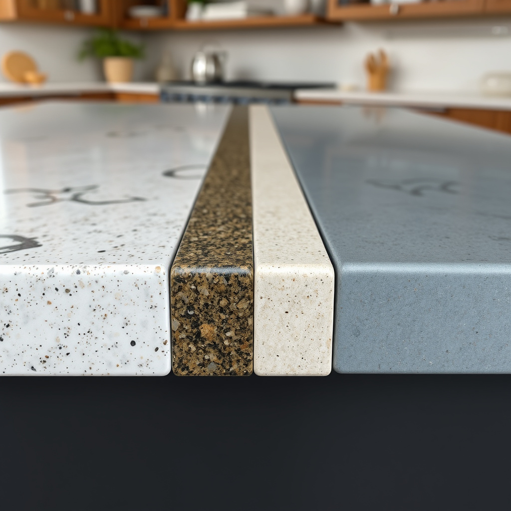 Materials Affecting Kitchen Countertop Depth