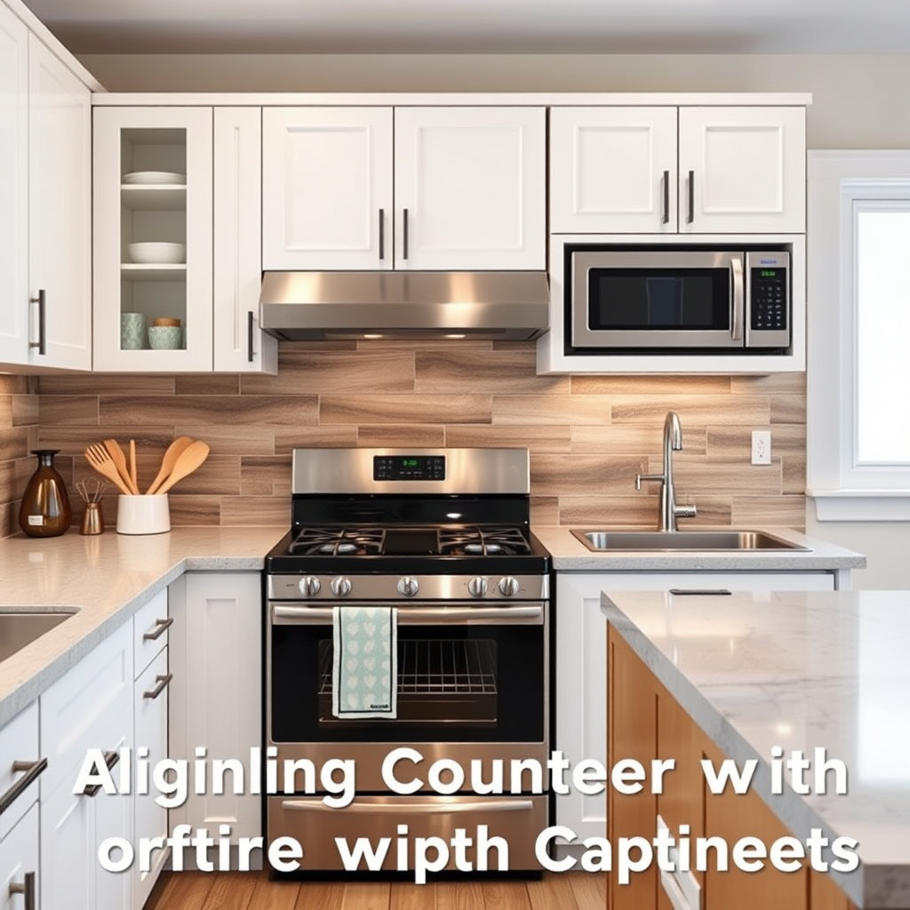 Aligning Counters with Appliances