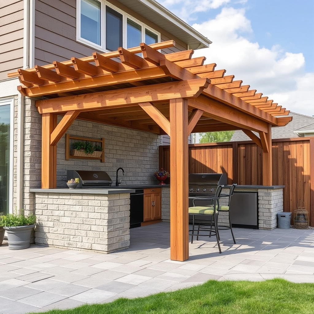 How to Build an Outdoor Kitchen: A Step-by-Step Guide for Your Backyard 7 Building the Structure with Weatherproof Materials
