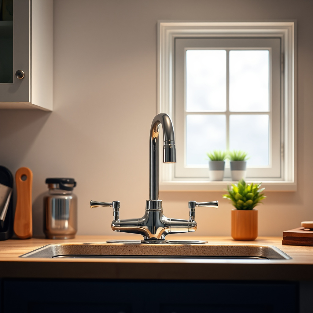 Can I replace a kitchen faucet myself without a plumber?