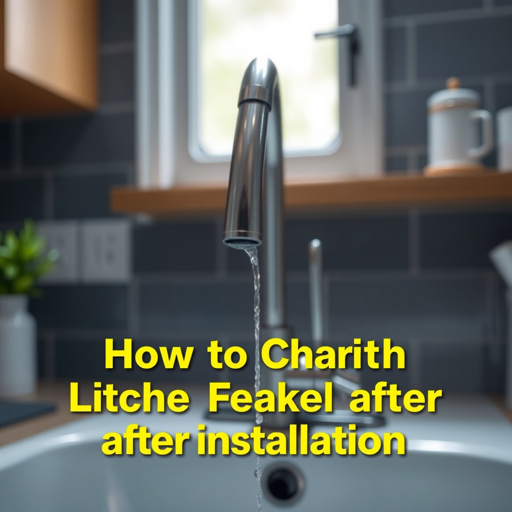 Dealing with Leaks after Installation