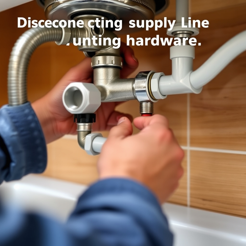Disconnecting Supply Lines and Mounting Hardware