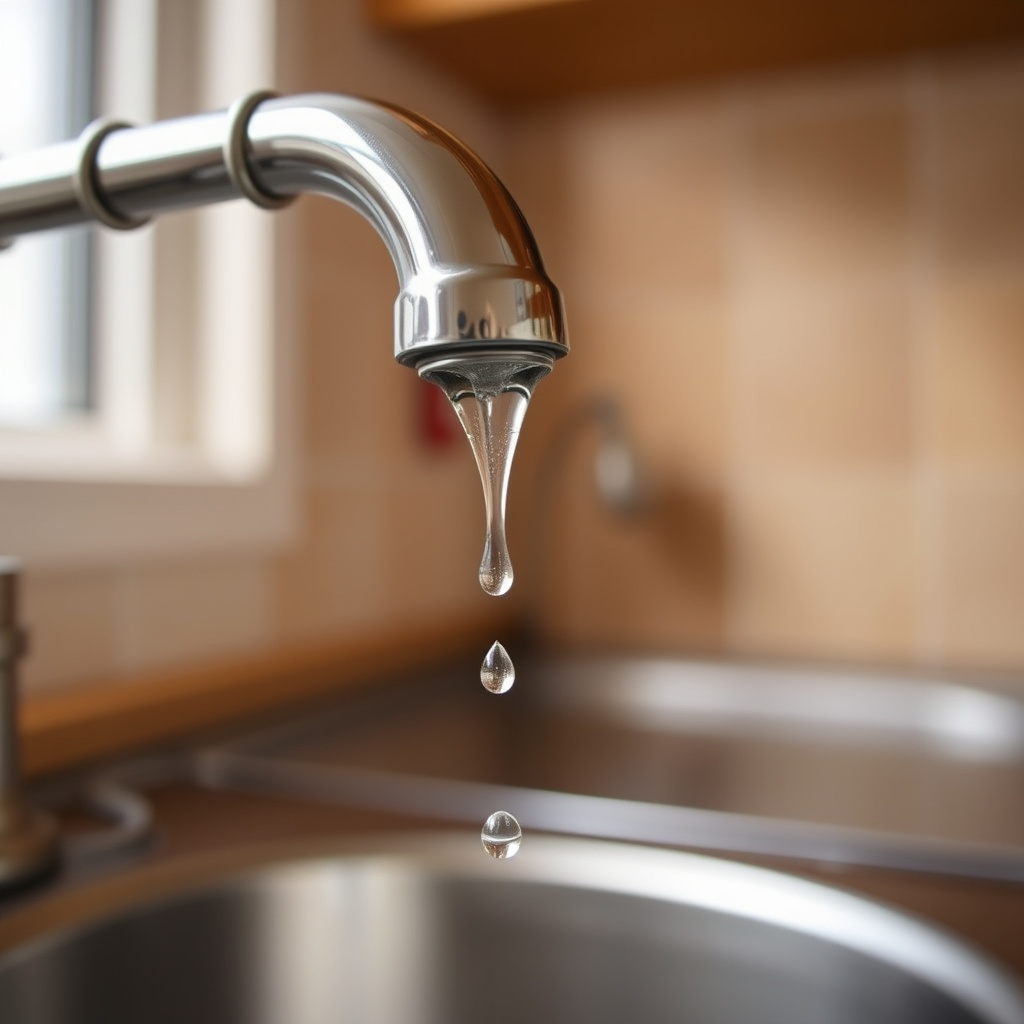 Dripping from the Faucet Spout