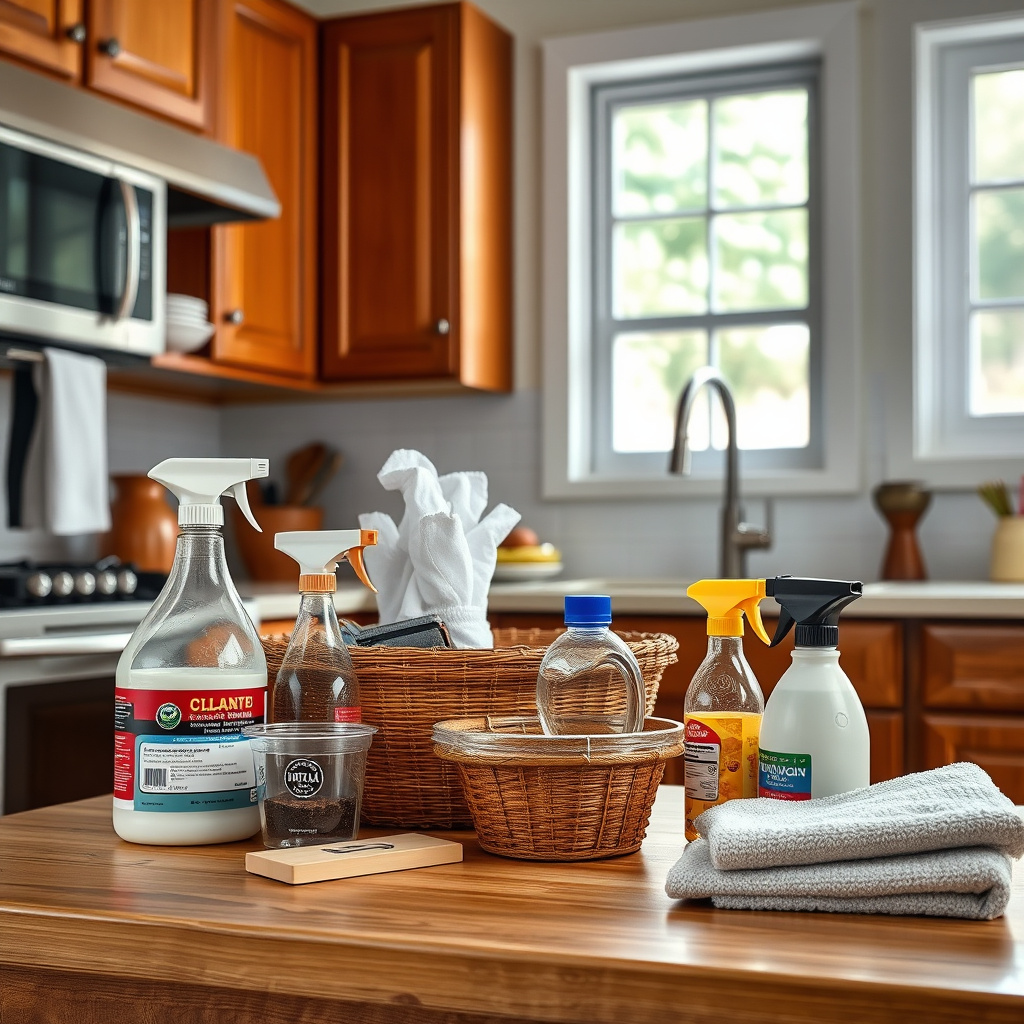 Gathering Safe Cleaning Materials