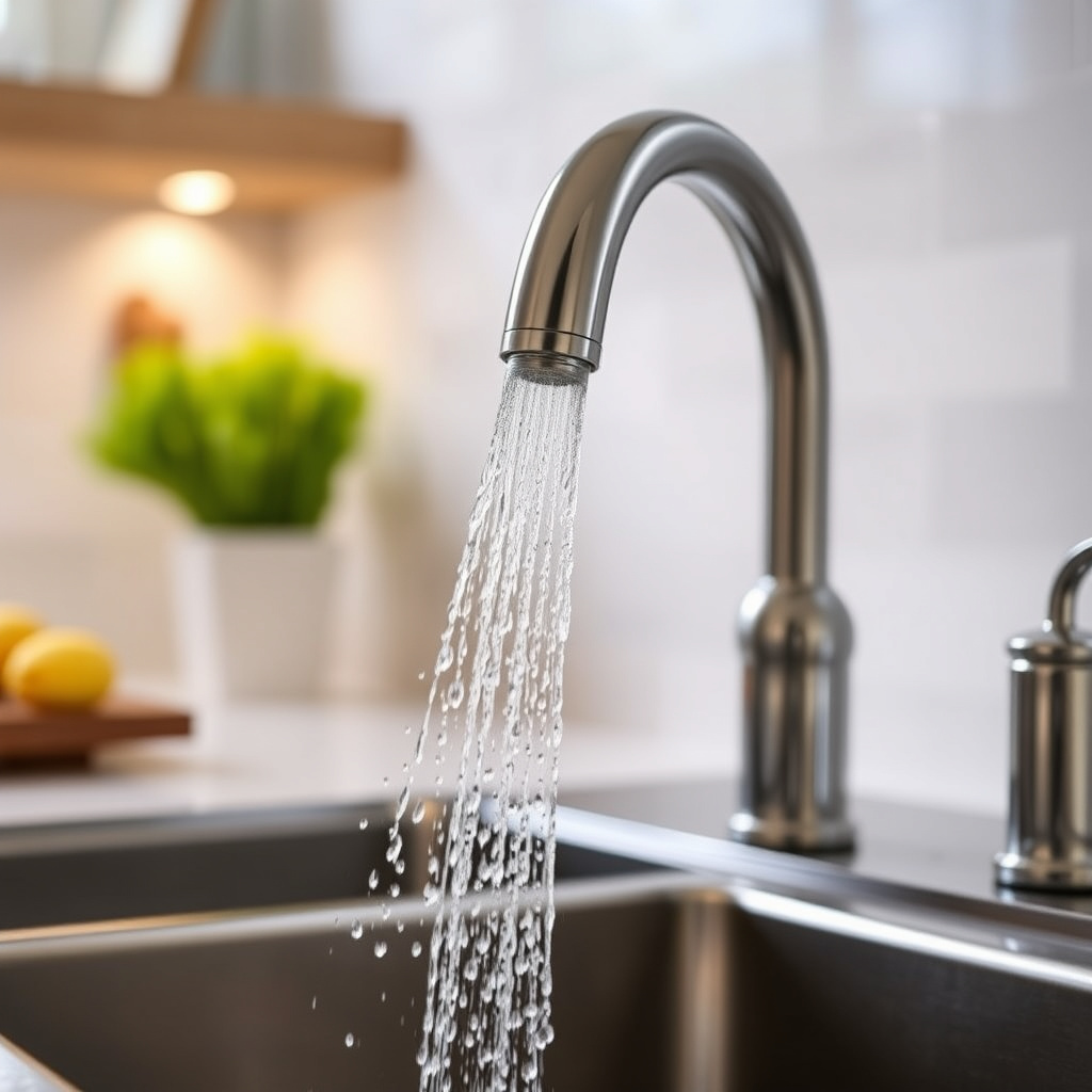 How often should I clean my kitchen faucet head?
