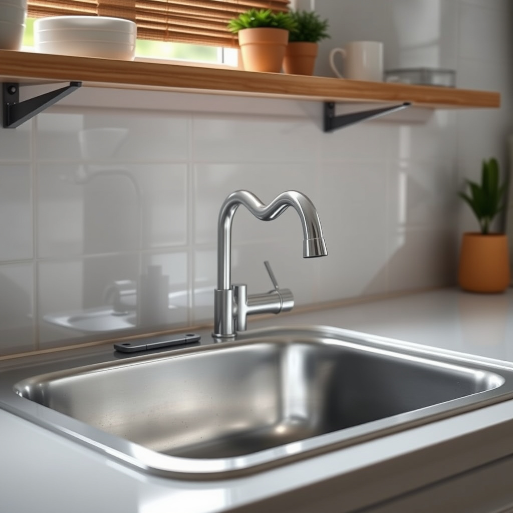 How often should I clean my kitchen sink?