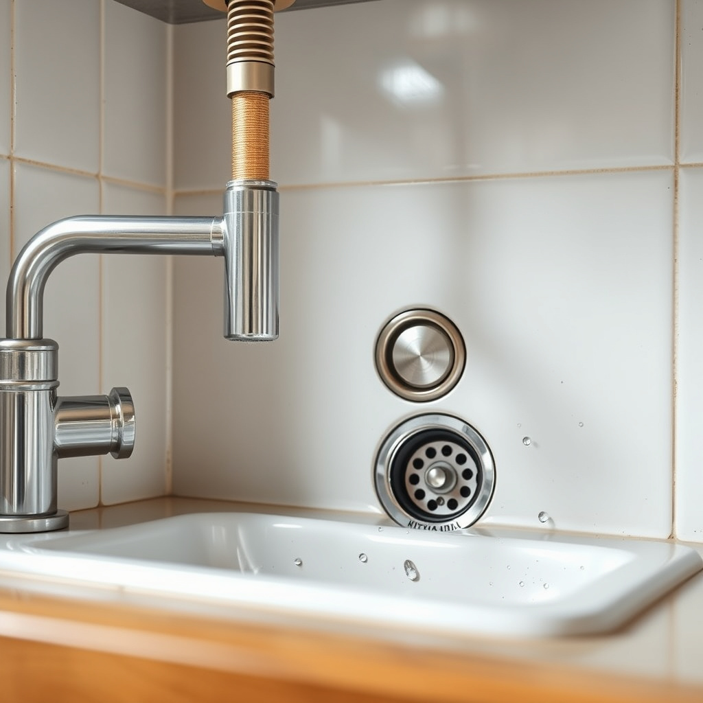 How often should I clean my kitchen sink drains?