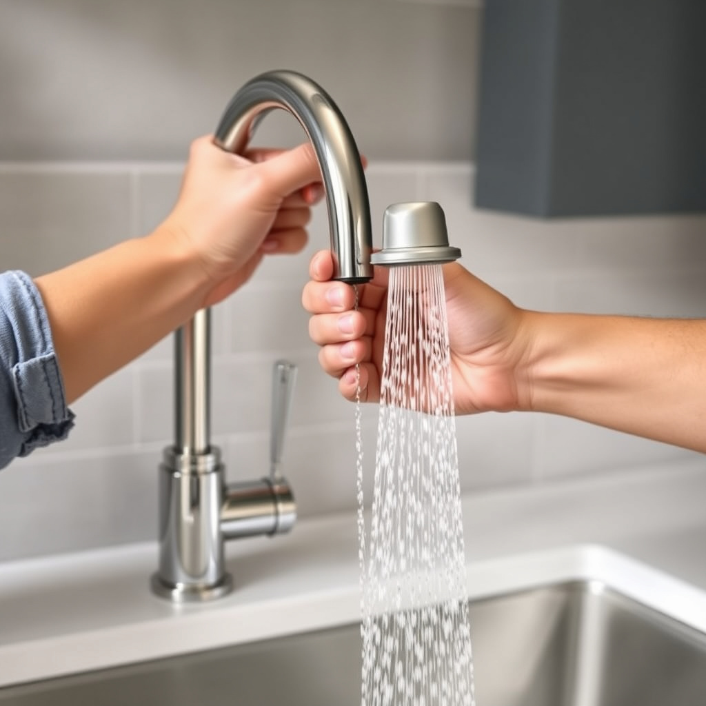 Installing pull-down sprayers and accessories