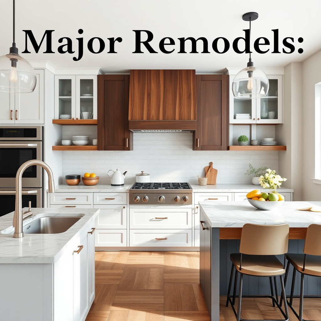 Major Remodels: Full Renovations