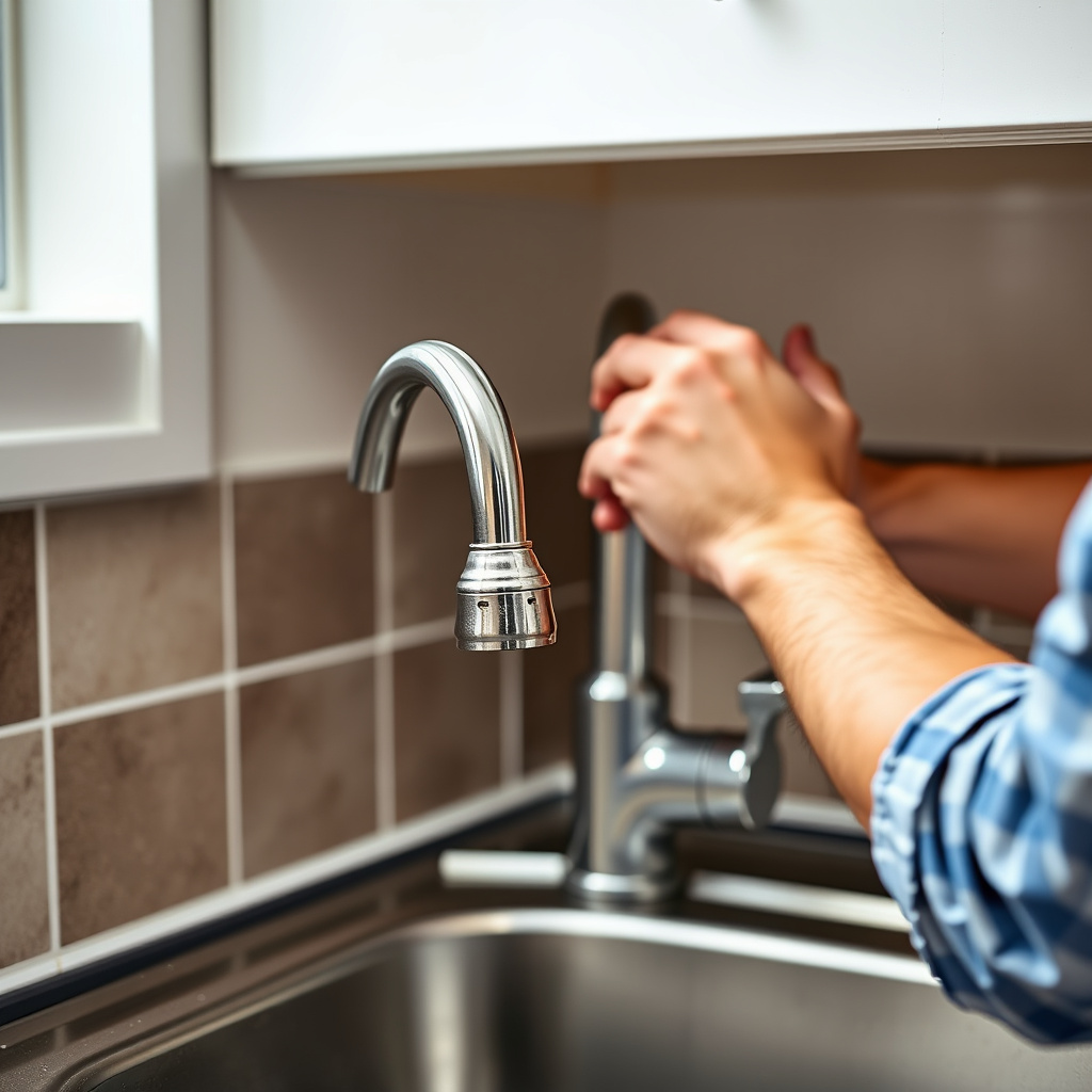 Placing and Securing the Faucet