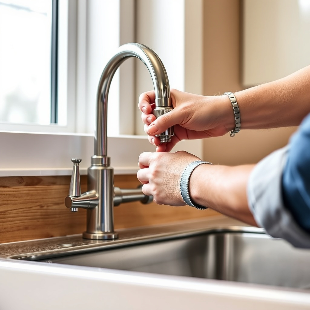 Positioning and Securing the Faucet