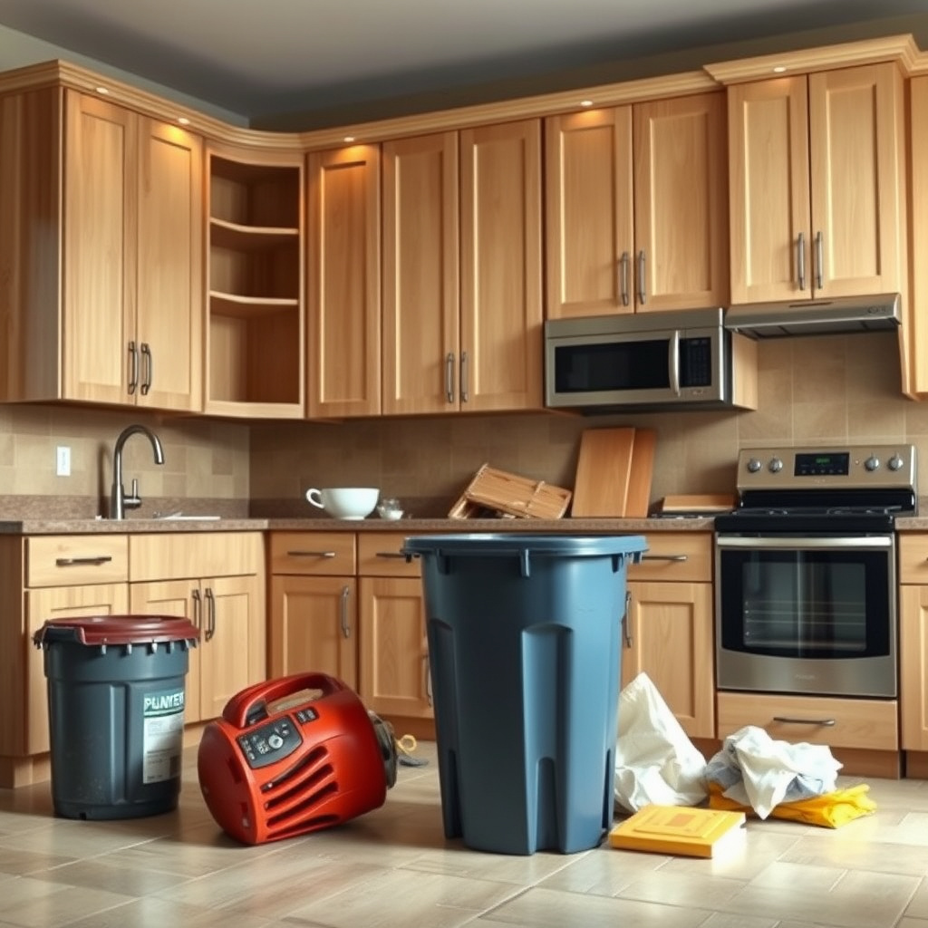 Removing and Disposing of Old Cabinets